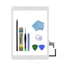 for White IPad Air 1st Generation Touch Screen Digitizer Glass Replacement Mo...