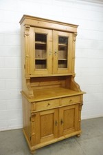 Antiker Küchenschrank Buffetschrank Vitrine Schrank Gründerzeit Weichholz