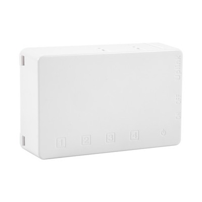 4-Port-POE-Extender, 100 Mbit/S, 1 Eingang, 4 Ausgänge, 250 Meter, Netzwerk6715