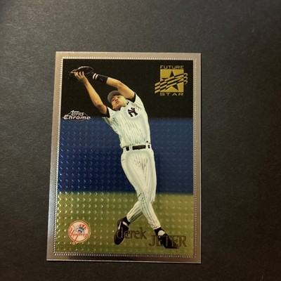 1996 Topps Chrome - Future Star Derek Jeter #80