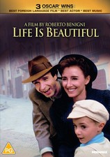 Life Is Beautiful DVD (2020) Roberto Benigni cert PG ***NEW*** Amazing Value