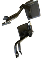 Drive Footrests Adjustable Swing Away Wheelchair Black Pair Other Brand NEW