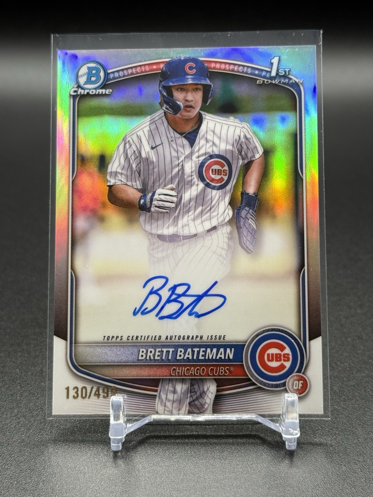 #CPA-BBA Brett Bateman 1st Bowman Auto Refractor /499 - 2025 Bowman Chrome