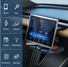 DEYOT Tesla Center Console Organizer Tray - Magnetic Under Screen Storage Box 37