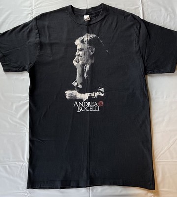 VTG Andrea Bocelli T Shirt Mens M 2009 Incanto Tour Opera Music Graphic Tee RARE