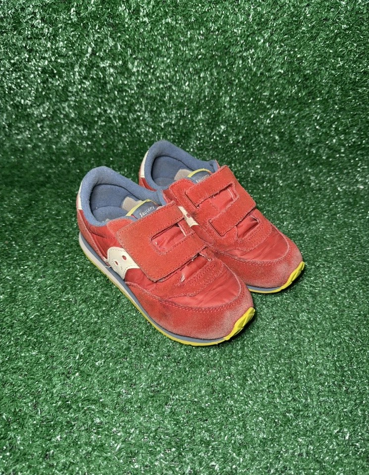 Saucony Niño Pequeño Niño Pequeño Talla 12 Bebé Jazz HL Tenis Zapatos Rojo Gancho y Lazo Foto 2 de 4