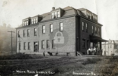 Keystone Armstrong Co White Rock Supply Co. Johnetta PA RPPC Photo Postcard COPY