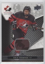 2018 Upper Deck Team Canada Juniors Team Canada Jerseys Cole Fonstad #34 0v7