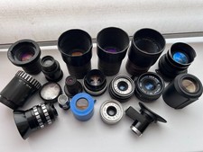 LOT OF 18 LENSES Industar/Triplet MACRO Vintage USSR