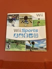 Wii Sports (Nintendo Wii, 2006) Complete Disc Sleeve Manual