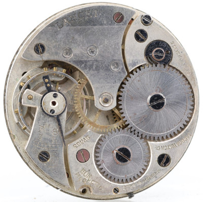 LANCET LACOGA SWISS POCKET WATCH MOVEMENT, 7j, 41.7mm, FOR REPAIR (IN)