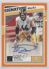 2020 Panini Donruss Signature Marks David DeCastro #SM-DD Auto 0q60