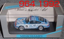 1/43 Porsche 911 Carrera Cup Hjs Blue And White No. 15 1992 964