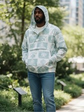 Men s adidas White and Gray Graphic Jacket si...