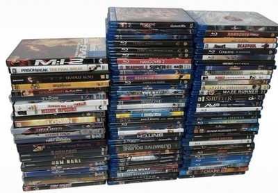 88x DVDs/Blu-Rays Sammlung Spiderman, Star Wars, Iron Man