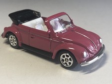 Pink 3 1970 Volkswagen Beetle 1302 Convertible Welly 164 Diecast Mint Loose Pink 3 1970 Volkswagen Beetle 1302 Convertible Welly 164 Diecast Mint Loose