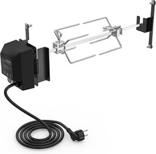 BRK-6114 Girarrosto per Barbecue in Acciaio Inox per Weber WSM 47 Cm Cooker, 220