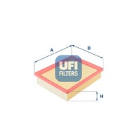 UFI Luftfilter 30.098.00 Filtereinsatz FüR Fiat Multipla VAN 186AXC1A 186BMC1A