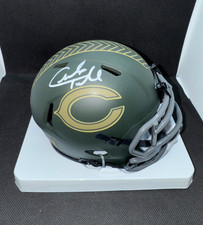 CHARLES TILLMAN signed CHICAGO BEARS S2S Mini Football Helmet w/ COA BECKETT