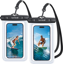 Waterproof Phone Pouch IPX8, 2 Pack Dry Bag for iPhone  Galaxy up to 7"