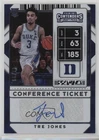 2020 Contenders Draft Picks Conference Ticket /99 Tre Jones #92 Rookie Auto RC