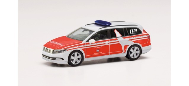 Herpa 096751 - 1/87 Volkswagen Passat Variant ""Fire Department Wolfsburg""