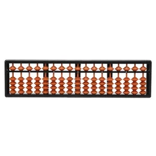 Plastic Abacus Arithmetic Abacus Kids Calculation Tool 17 digits W6K64171