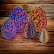 Dragon Egg 3d printed - Multicolor - Multiple styles in stock!