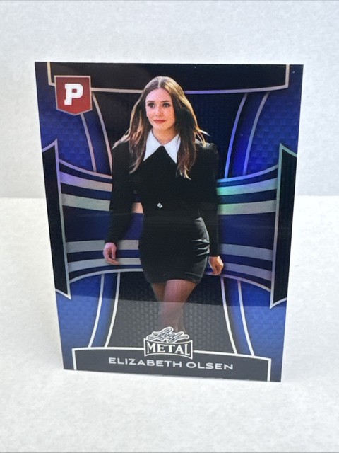2025 Leaf Metal Pristine Elizabeth Olsen #166 Blue Prismatic 23/25