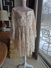 Unbranded Women  s Mini Dress With Sequins Size Large