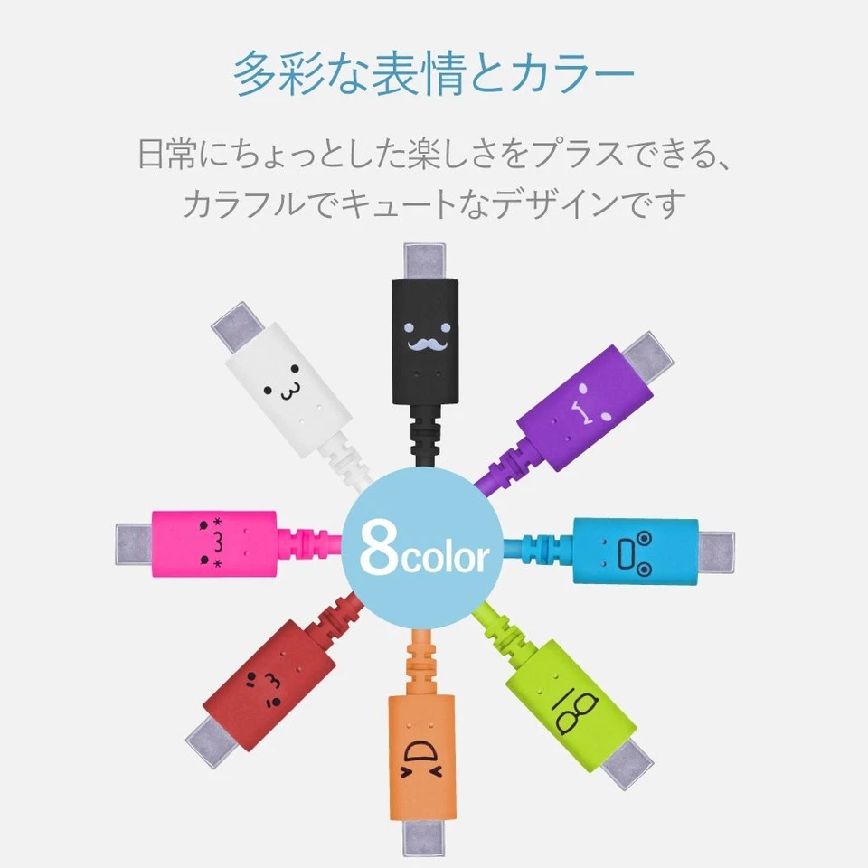 Elecom USB Type C Cable USB A to USB C 3A Output for Ultra-Fast Charging US 327 - Image 4 of 4
