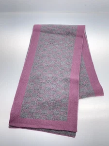 Echarpe femme GUCCI laine rose motif complet occasion