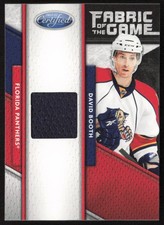 David Booth 2011-12 Panini Certified Fabric of the Game /399 #64 Panthers