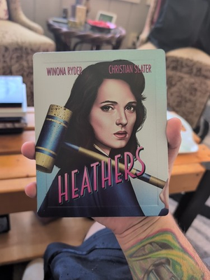 #ad Heathers BLU RAY OOP Steelbook 2 Disc Super Clean NO Dents $25.00