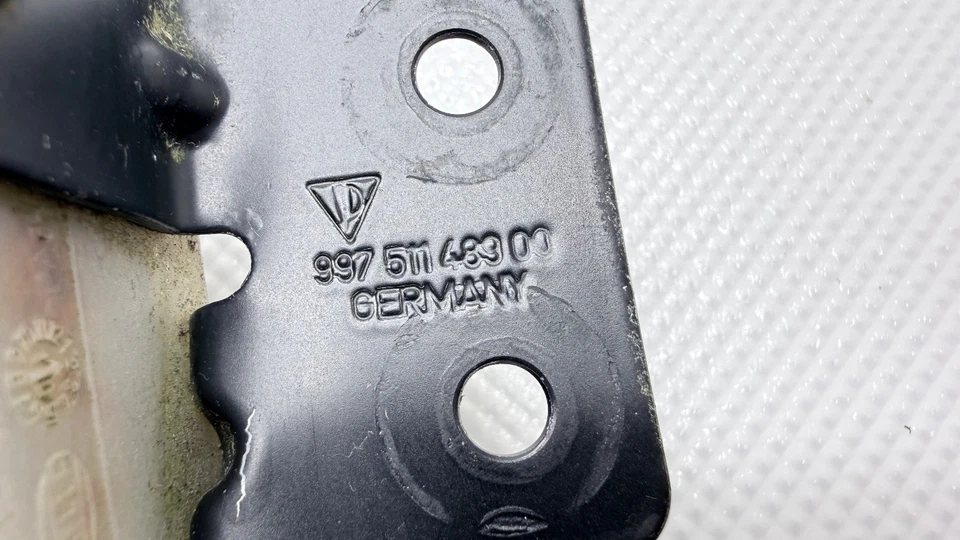 2005-2012 PORSCHE CAYMAN HOOD LATCH LOCK SAFETY CATCH & BRACKET 99662411901 OEM - Image 3 of 4