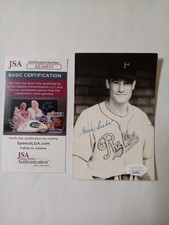 Gus Suhr Signed Black & White Photo JSA Certified Autograph Pirates-1 #