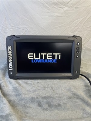 Lowrance Elite 9TI Fishfinder With Mount And Power Cord