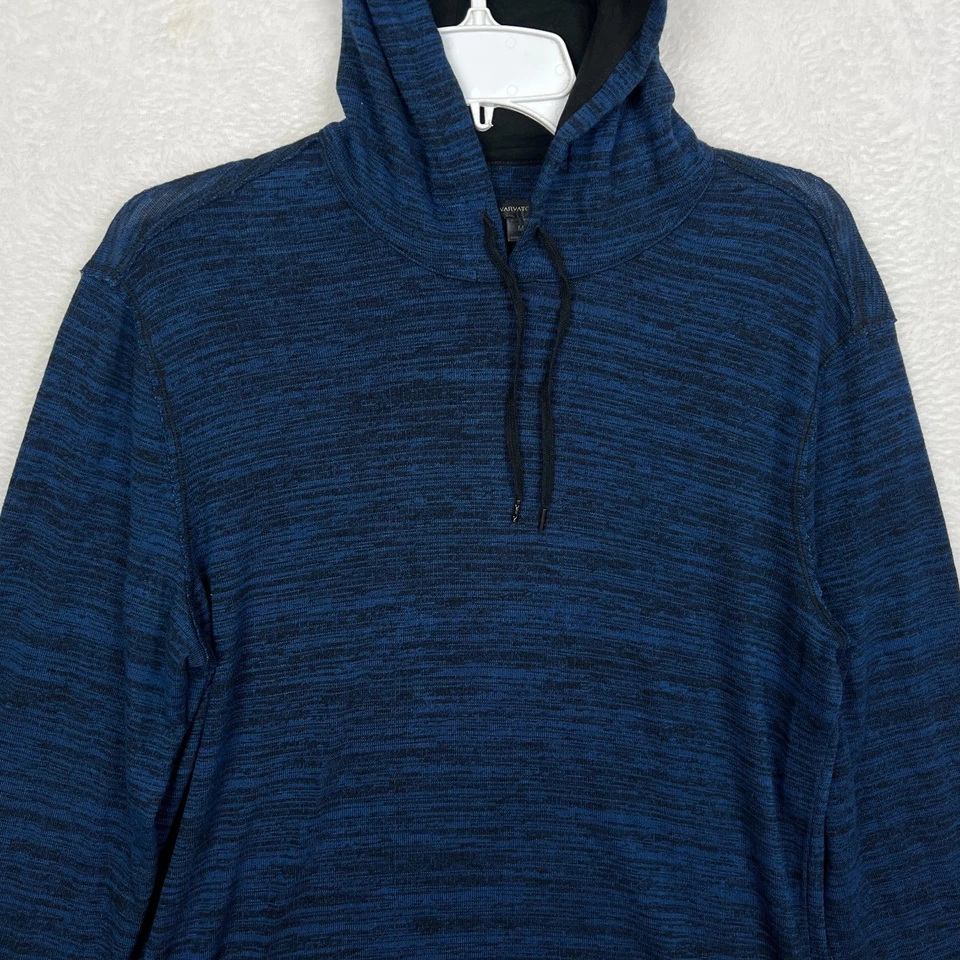 Sudadera con Capucha John Varvatos Para Hombre Pullover Mediano Azul Ligero Tinte Espacial Foto 3 de 4