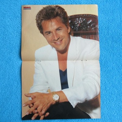 DON JOHNSON POSTER BRAVO 2 Seiten James Read
