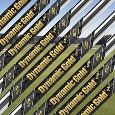 True Temper Dynamic Gold 90 Mid .370" Steel Iron Golf Club Shafts BUNDLE Sets