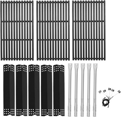 for Nexgrill Evolution Infrared Plus 5-Burner 720-0882A GRATES, HEAT SHIELDS KIT