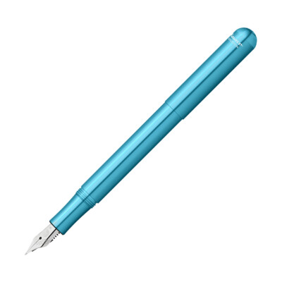 Kaweco Liliput Fountain Pen in Blue - Double Broad Point - NEW in Box