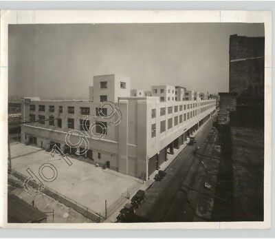 Exterior FACTORY/OFFICE Building Street Corner NEW YORK CITY 1930s Press Photo