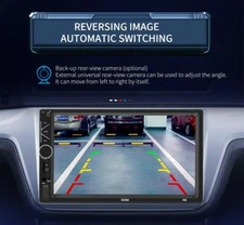 7" Audio 2DIN Car Radio Stereo MP5 Player Bluetooth Touch Screen For IOS/Android