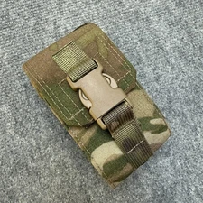 UK British Army Surplus Issue Virtus MTP MOLLE Smoke Grenade Pouch, Camouflage.
