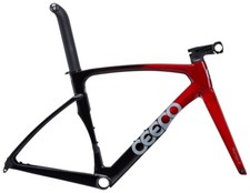 Telaio bici da strada Ceepo Mamba-R Triathlon rosso nero Hirro Fade