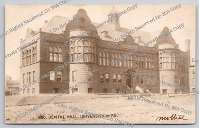 Antique Postcard Dental Hall University Of Pennsylvania Philadelphia 