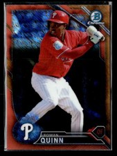 Roman Quinn - 2016 Bowman Chrome Prospects Orange Shimmer #BCP155 Phillies