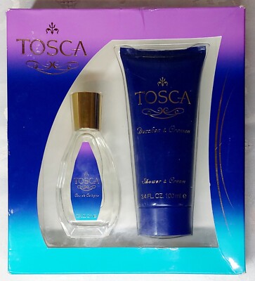 V Rare TOSCA Maurer Wirtz Vintage Eau de Cologne Shower Cream Gift Set  UK