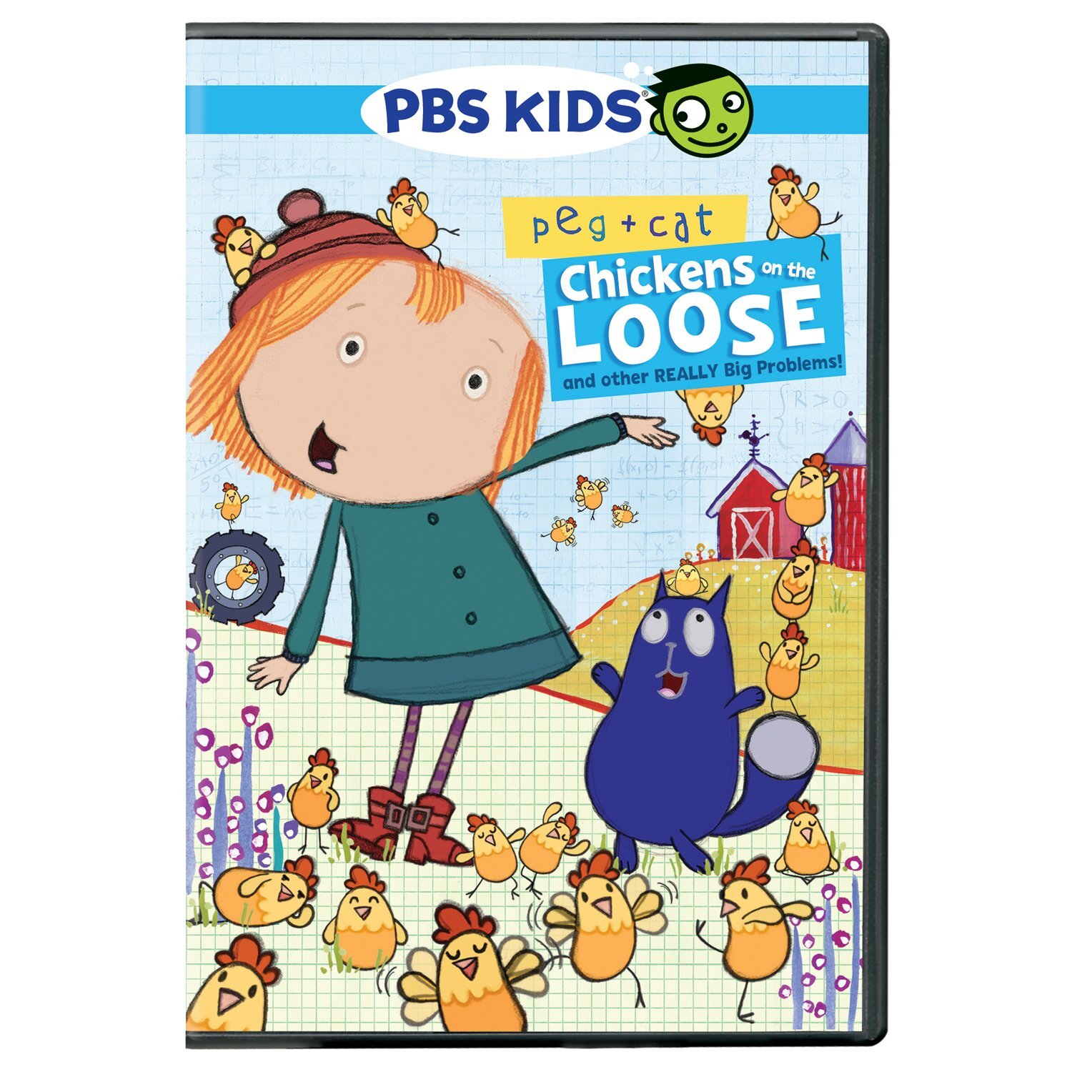 Peg Cat: Chickens on the Loose, and other Really Big Problems! (DVD)